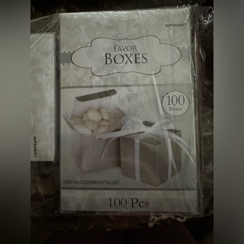 Wedding favour boxes